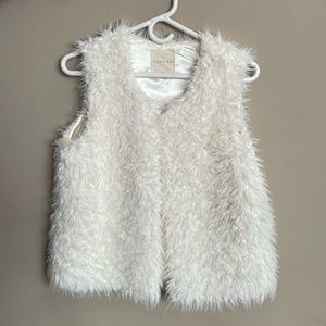 Faux fur vest